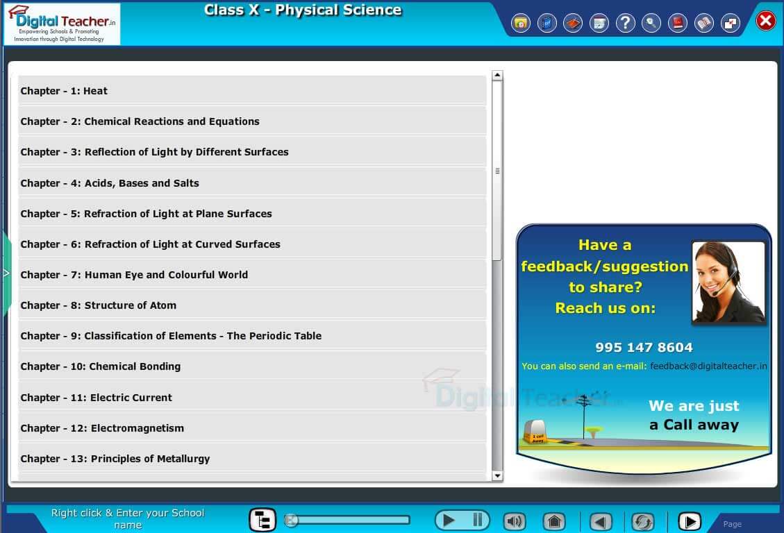 10th Class Physical Science all Chapters in Animated Video Content by Digital Teacher